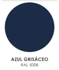 Panel color Azul grisaceo | Induspanel