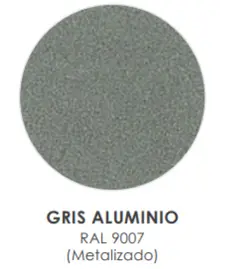 Panel color gris aluminio | Induspanel