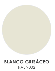 panel color blanco grisaceo | induspanel