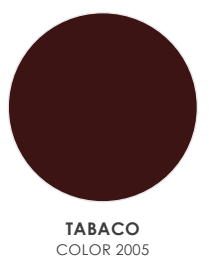 panel color tabaco