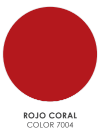 panel color rojo cora| induspanelal 