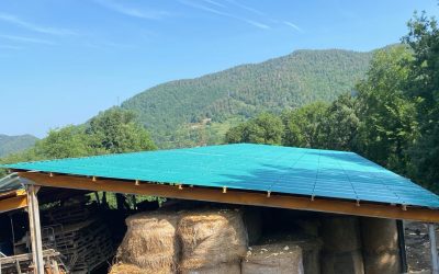Nueva cubierta de PRFV en Vallfogona de Ripollès